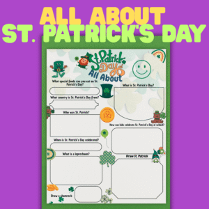 St. Patrick’s Day Worksheets & Reading Comprehension Activities for Kids – 1 Fun March Morning Work Printables | PDF